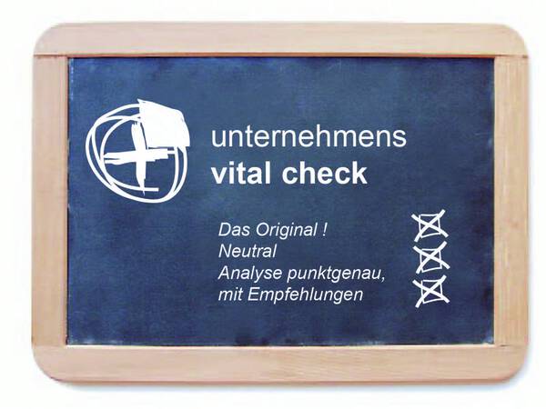 Unternehmens-Vital-Check, das Original von Prof. Dr. Dr. Kurt Nagel und Matthias Allgeyer!